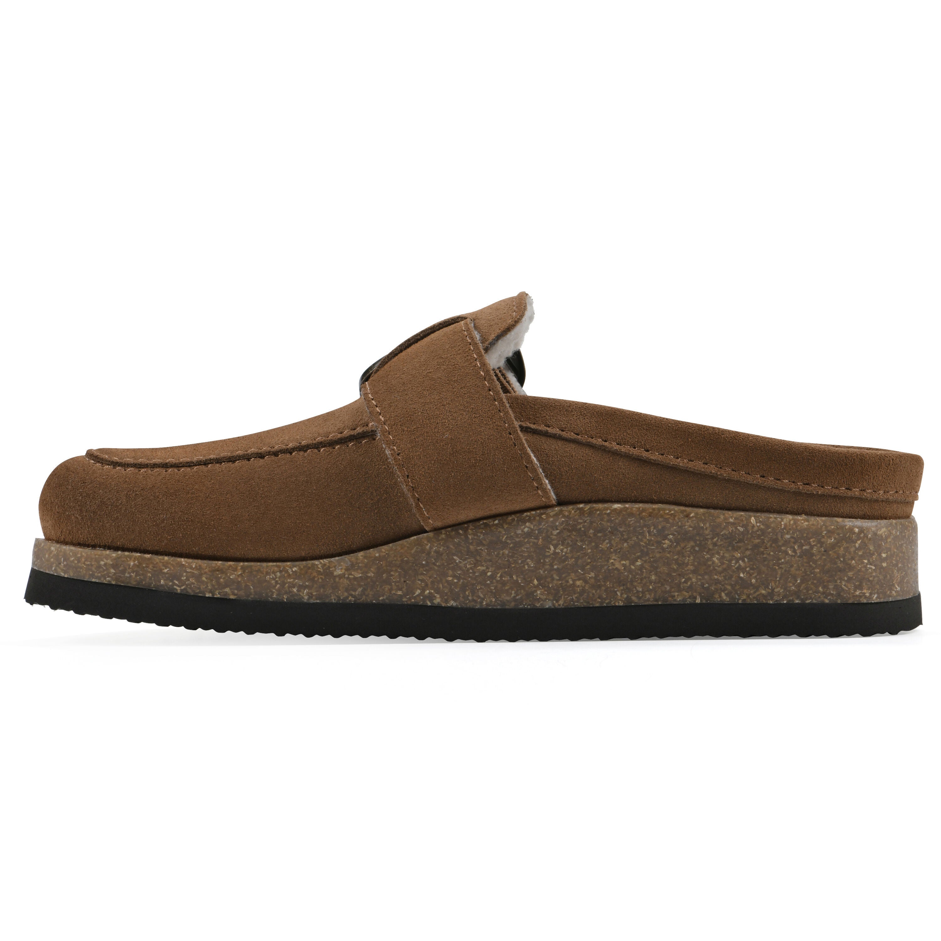 Bueno Footbeds Clog, CHESTNUT SUEDE FF, alternate image number 3
