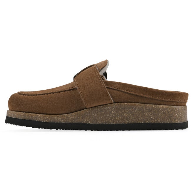 Bueno Footbeds Clog, CHESTNUT SUEDE FF, alternate image number 3