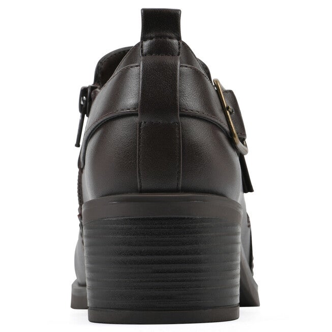 Curby Bootie - WIDE, BROWN, on-hover image number 1
