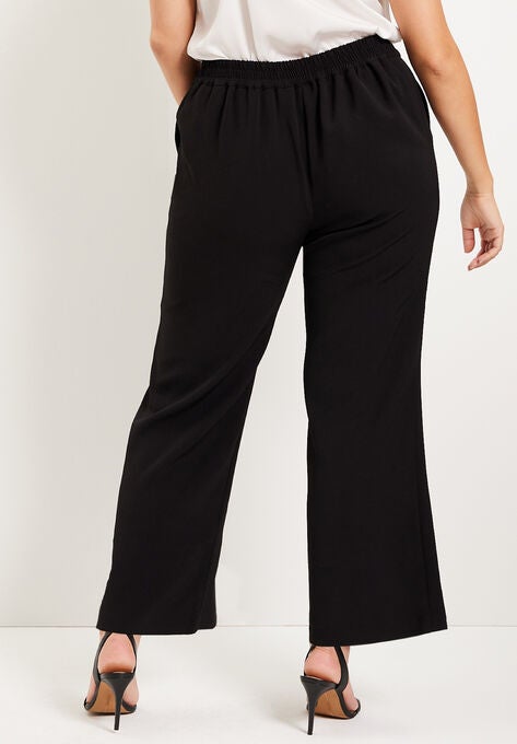 Curvie Fit Wide-Leg Corner Office Pants., , on-hover image number null