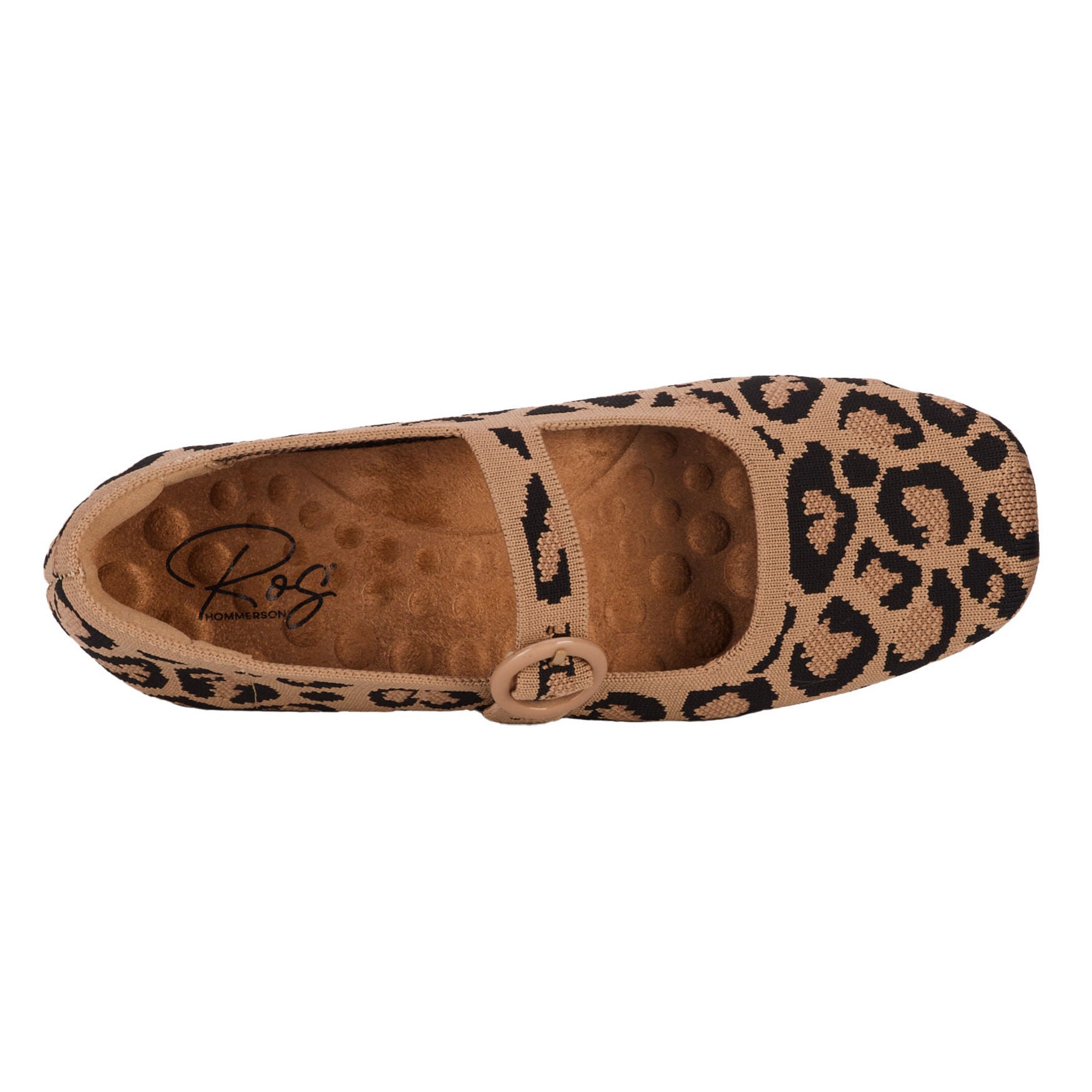 Naomi Mary Jane Flat, LEOPARD PRINT KNIT, alternate image number 5