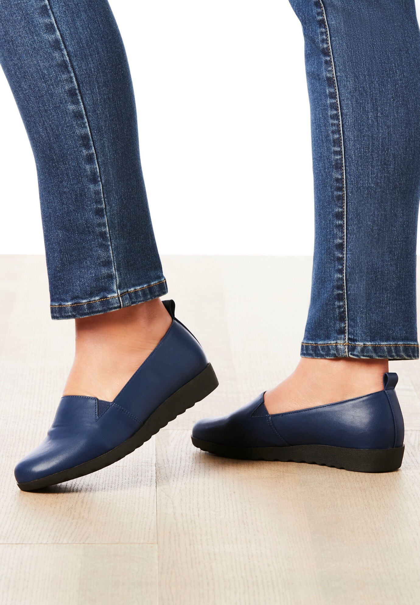 The June Leather-Like Slip On Flat, , alternate image number 11