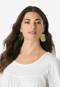 Filigree Drop Earring