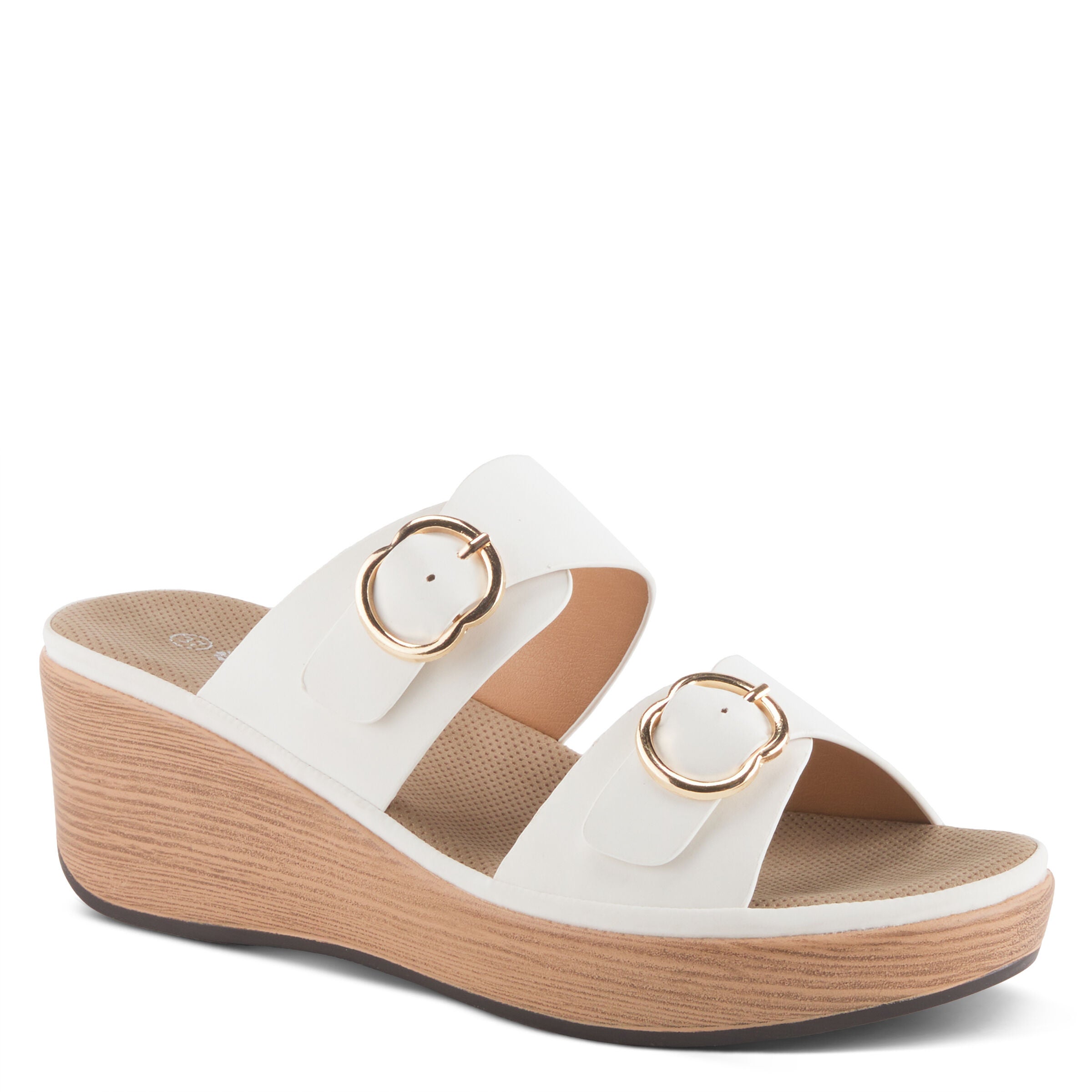Shaniho Slide Sandal, WHITE, alternate image number 7