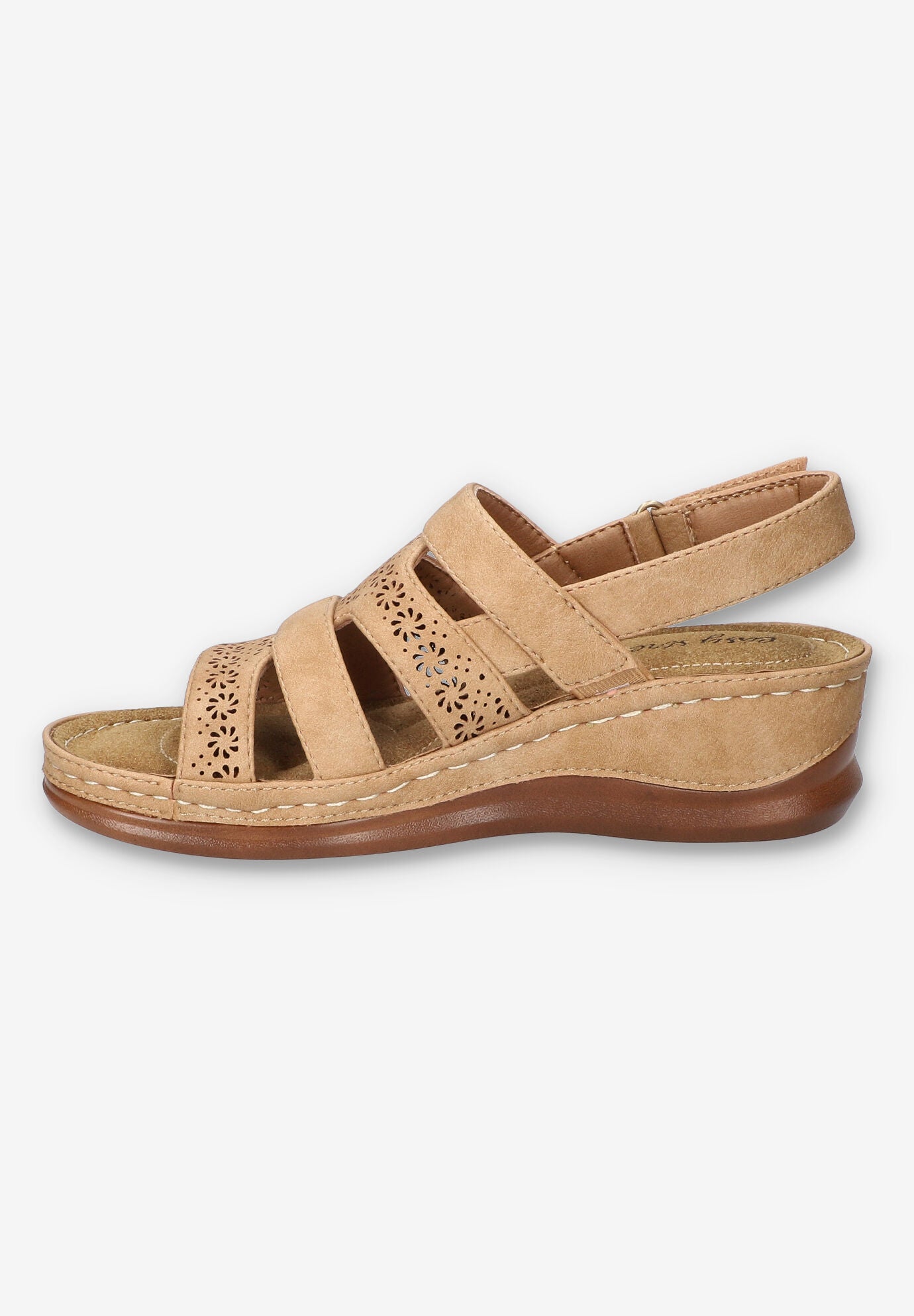 Alexi Slingback Wedge Sandal, NATURAL, alternate image number 4