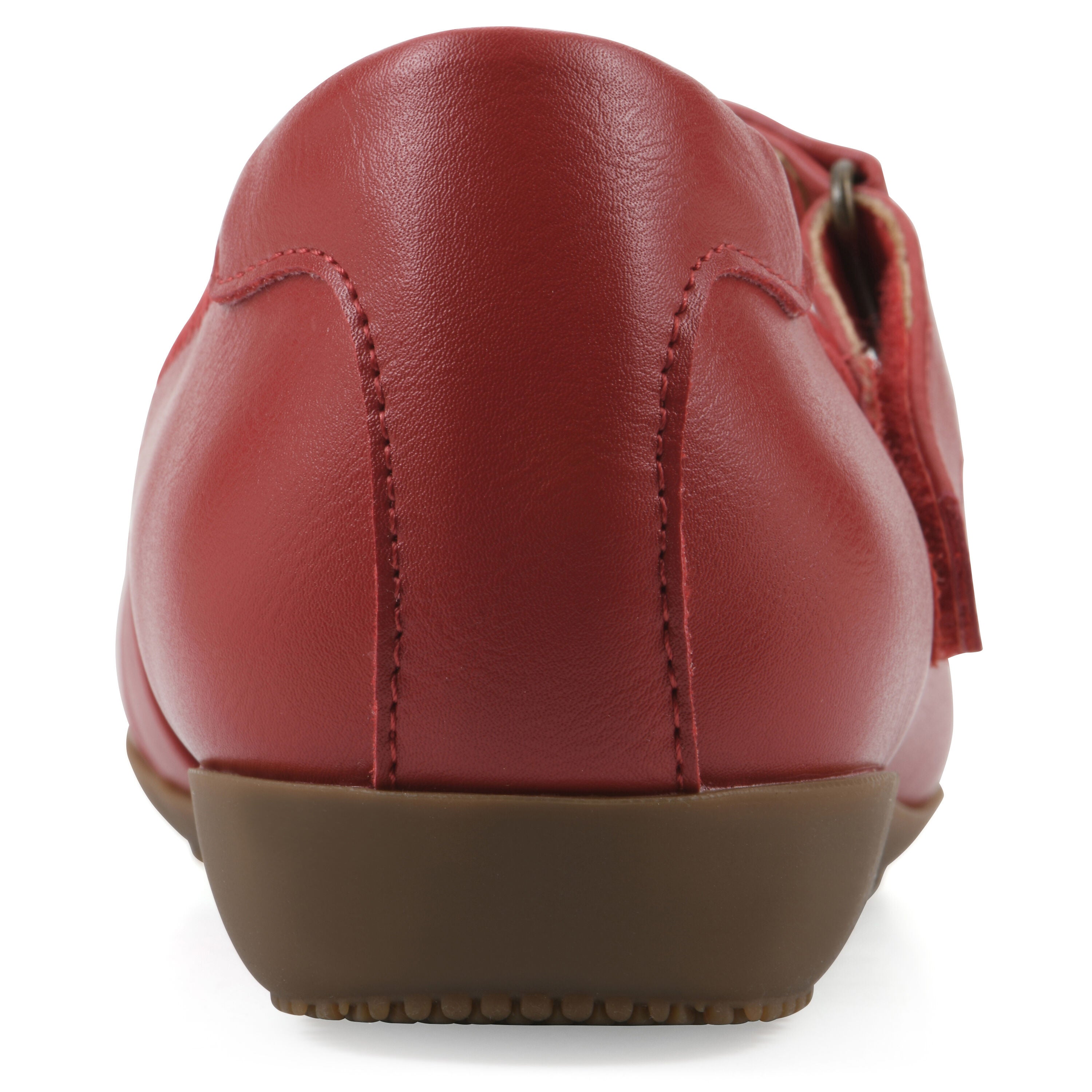 Carwen Ballet Flat, RED SMOOTH, on-hover image number 1