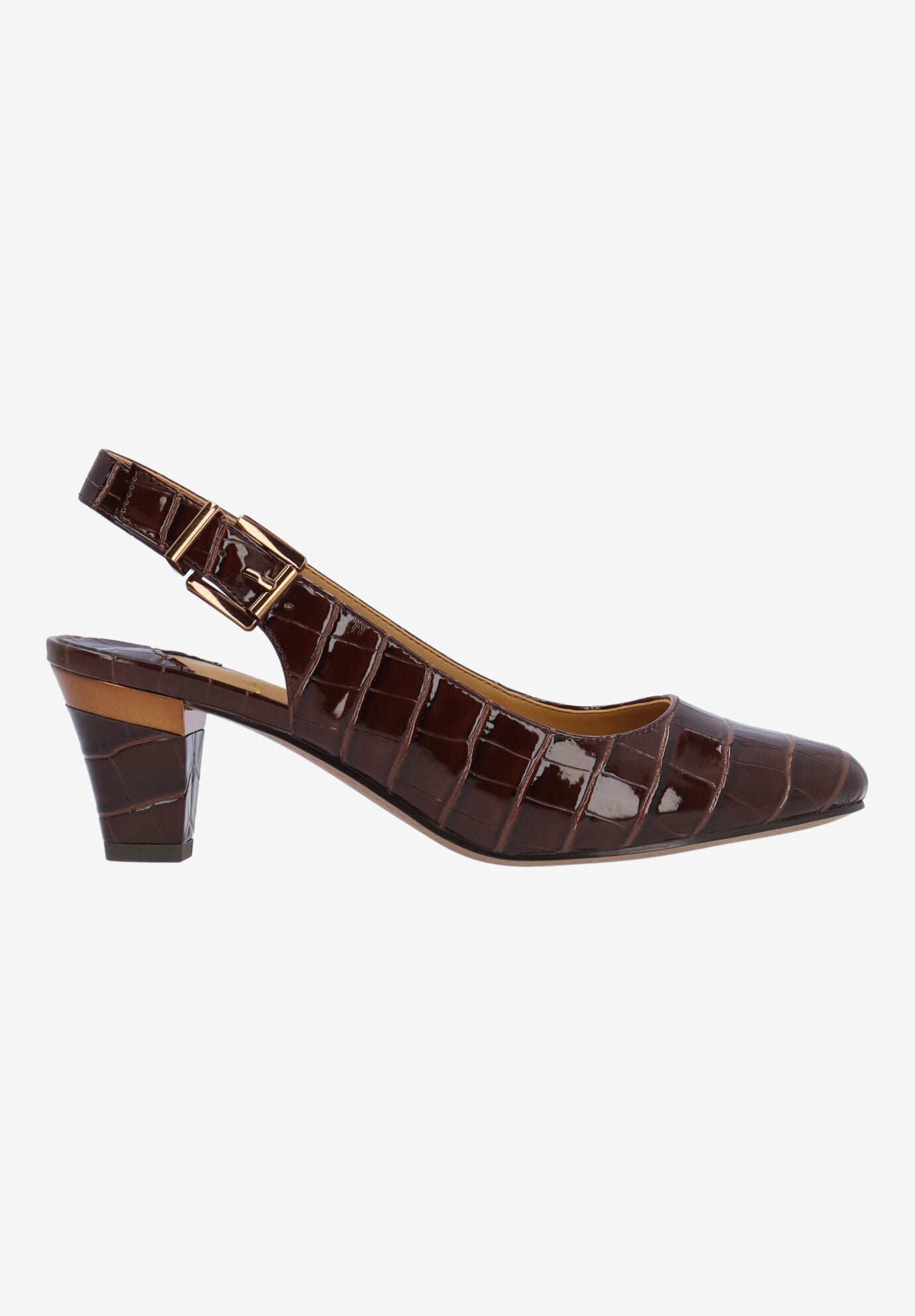 Malree Slingback Pump, BROWN, alternate image number 3
