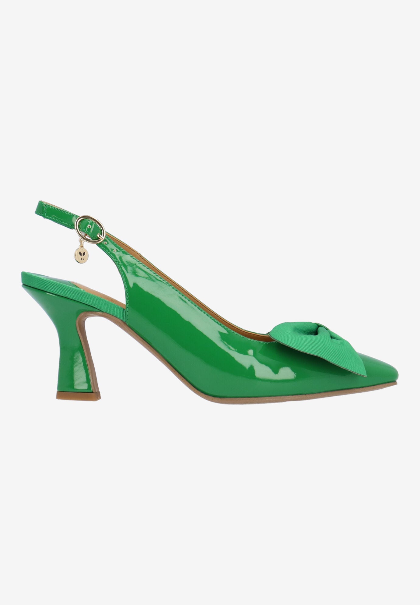 Harlan Slingback Pump, GREEN, alternate image number 3