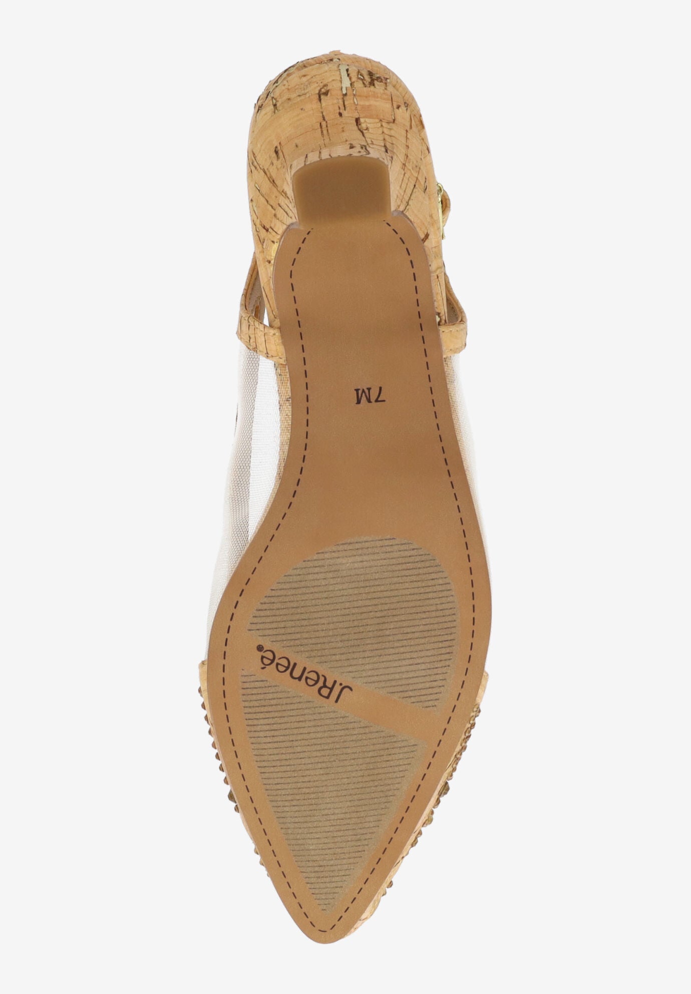 Elsinora Slingback Pump, NATURAL GOLD, alternate image number 6