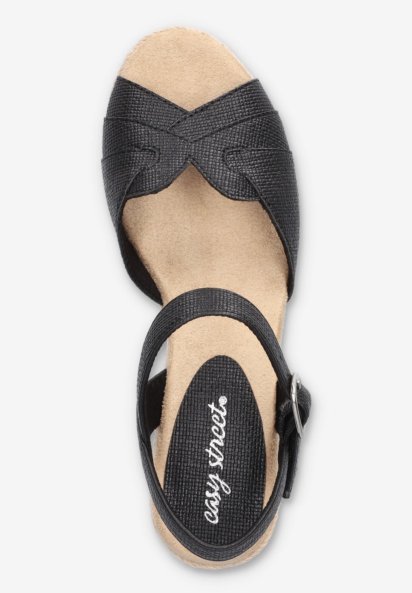 Miramar Espadrille Wedge Sandal, BLACK, alternate image number 6