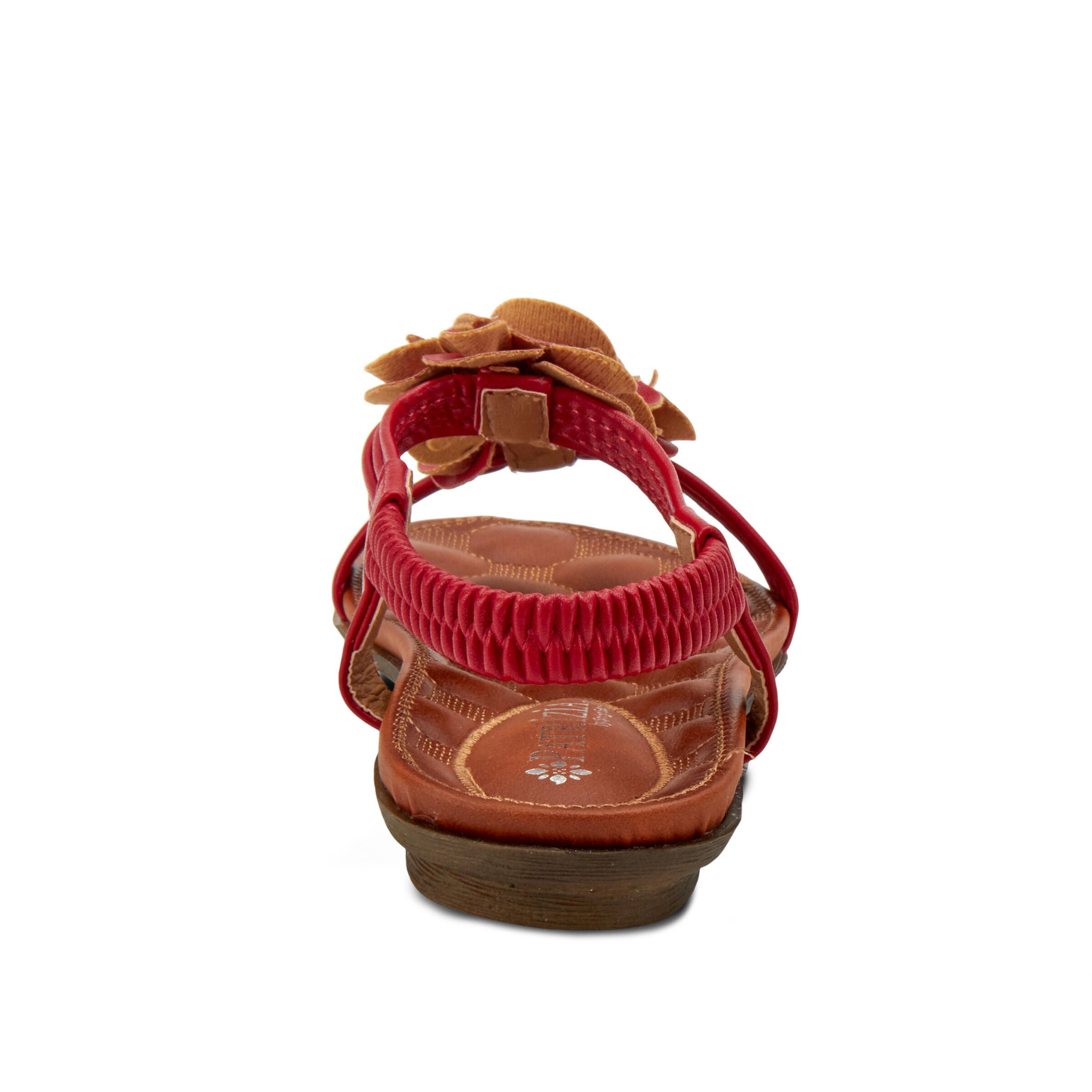 Nectarine T-Strap Thong Sandal, RED, alternate image number 4