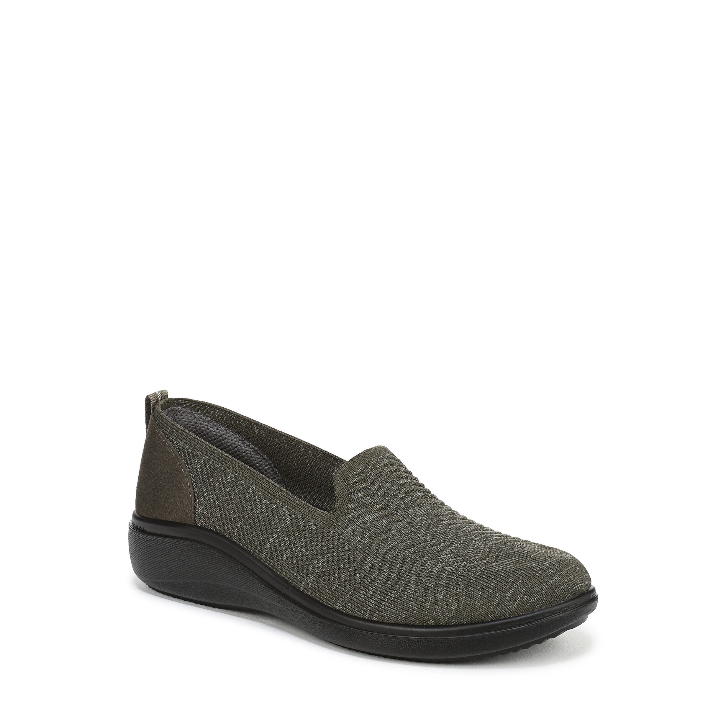 Boulevard Knit Slip-On Flat, ARMY GREEN FABRIC, hi-res image number 0