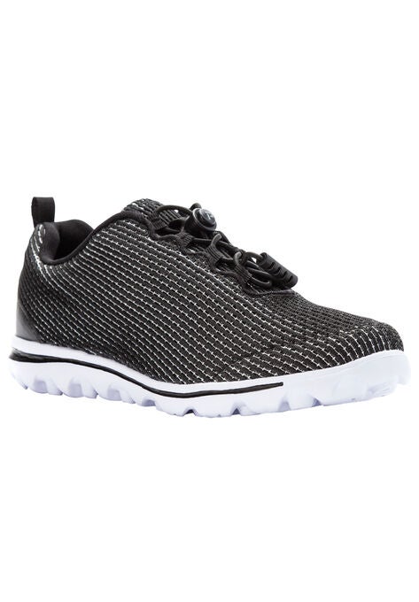 TravelActiv Xpress Sneakers by Propet®, BLACK WHITE, hi-res image number null