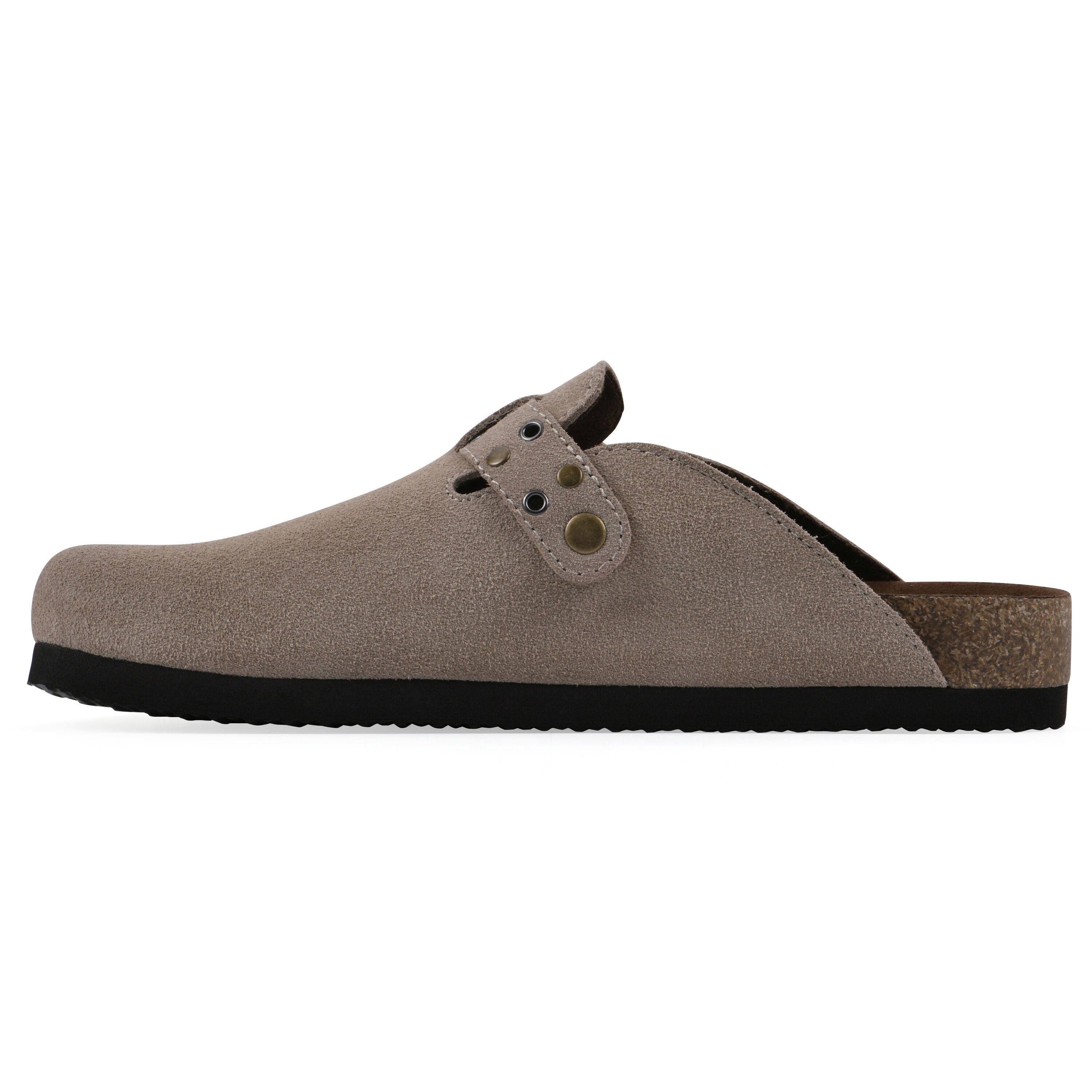 Benben Footbeds Clog, TAUPE SUEDE, alternate image number 3
