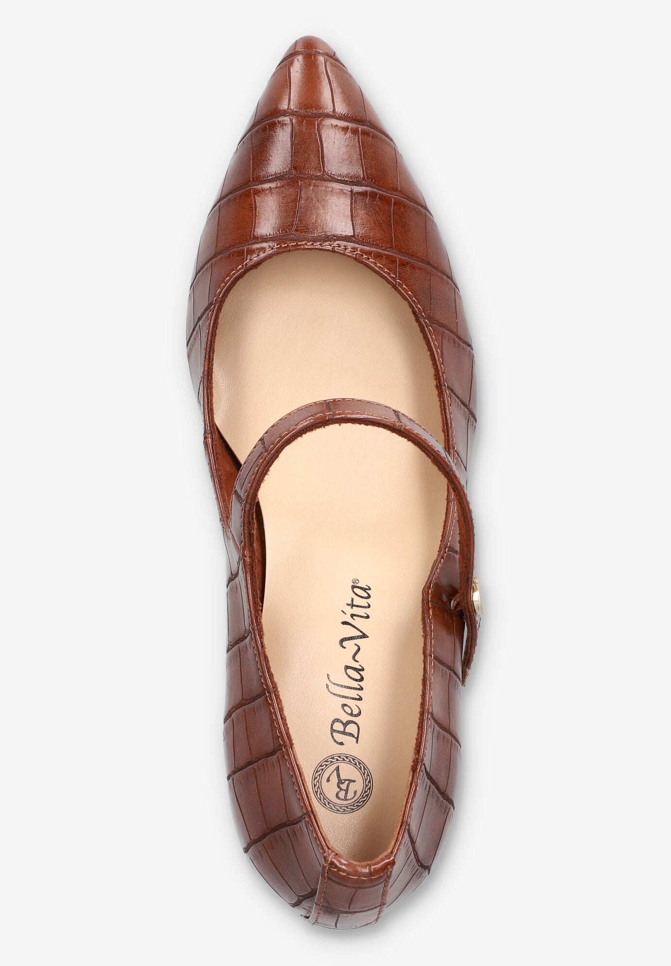 Lainey Mary Jane Pump, TAN CROCO, alternate image number 6