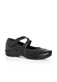 Brooklyn Comfort Crossover Strap Flat