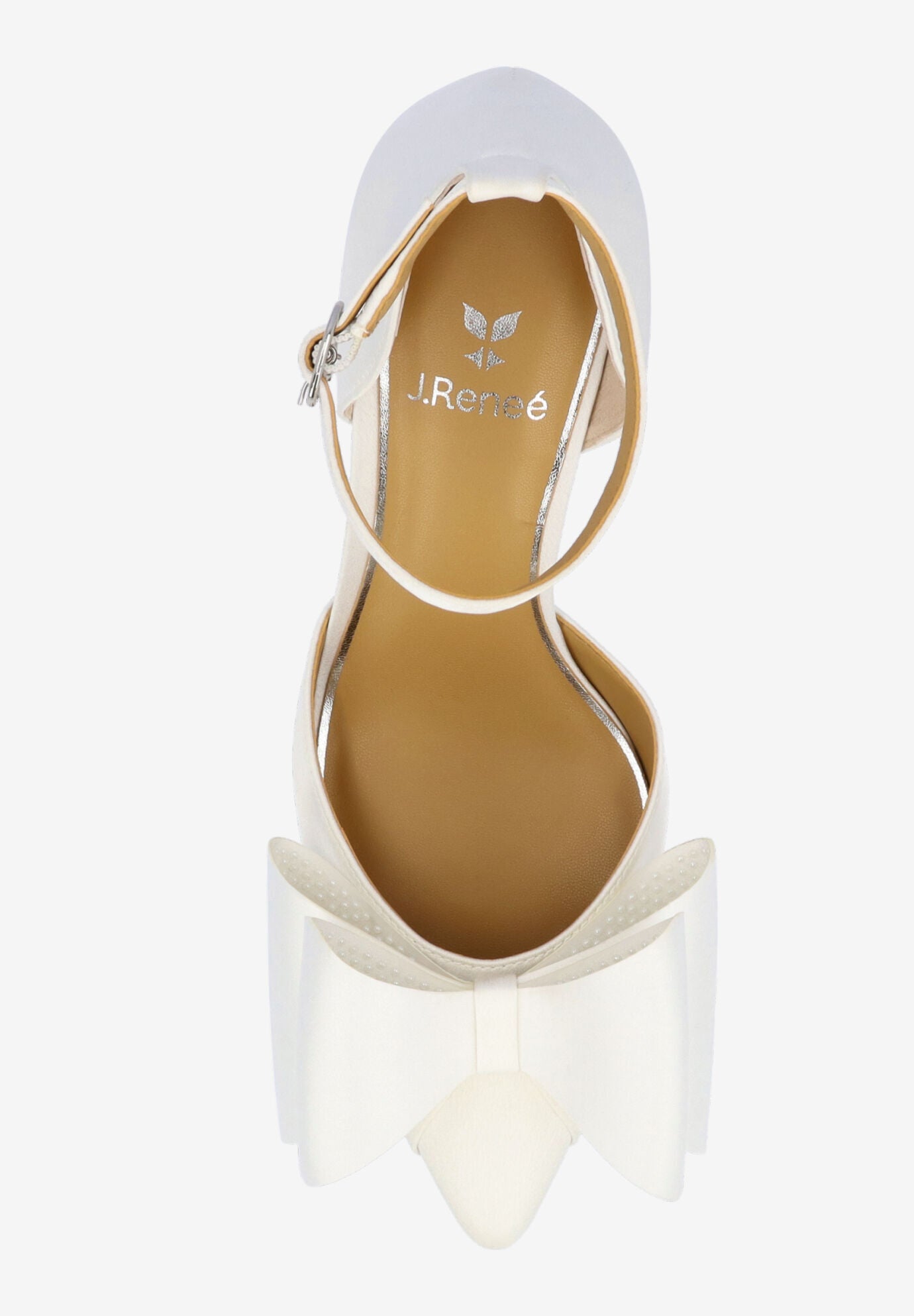 Pammie Ankle Strap Pump, WHITE, alternate image number 1