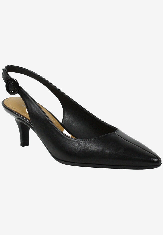 Aphena Slingback, BLACK SUEDE, hi-res image number 0