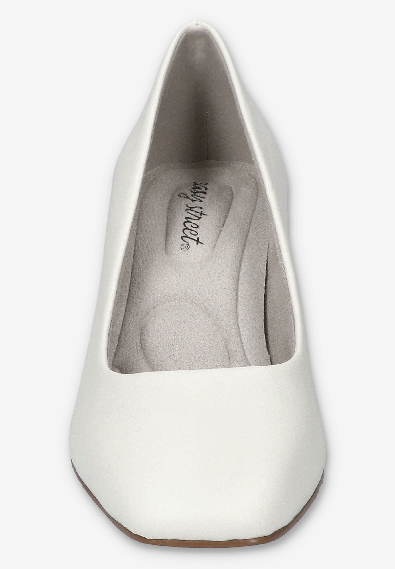 Poet Square Toe Pump, WHITE, on-hover image number 1
