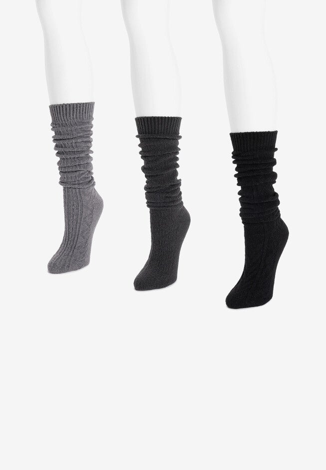 3 Pair Pack Knee High Socks, , alternate image number 3