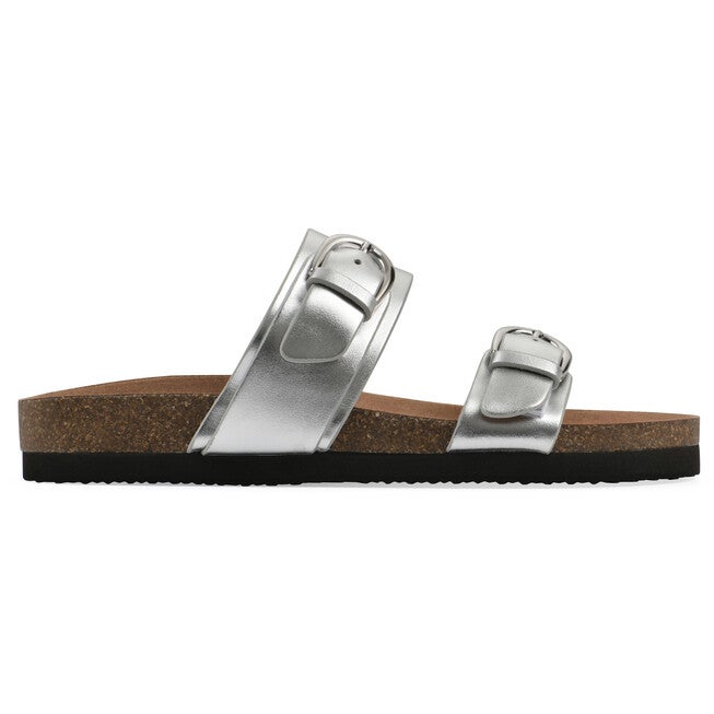 Hardball Footbeds Sandal, SILVER LEATHER, alternate image number null