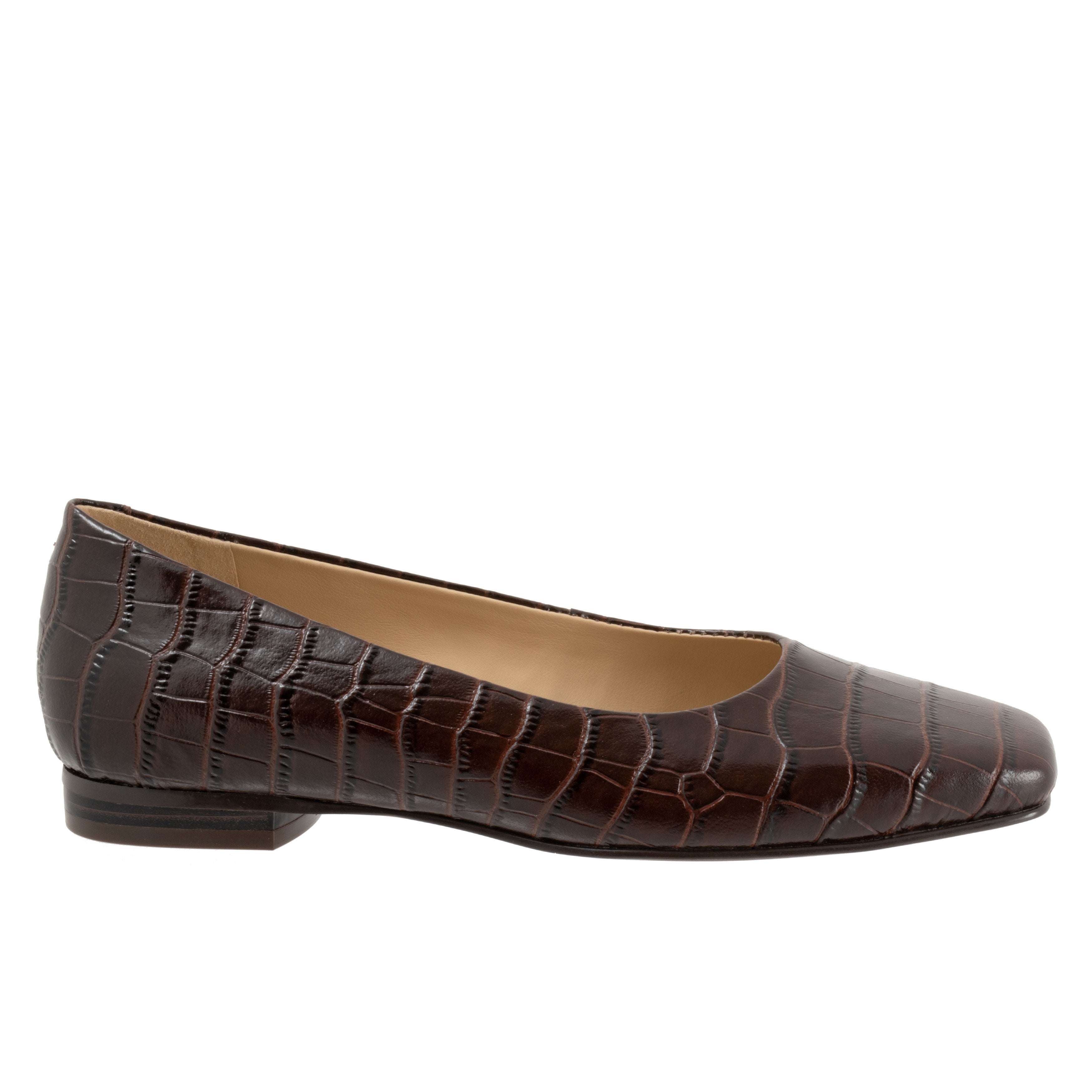 Honor Flat, BROWN CROCO, alternate image number 2