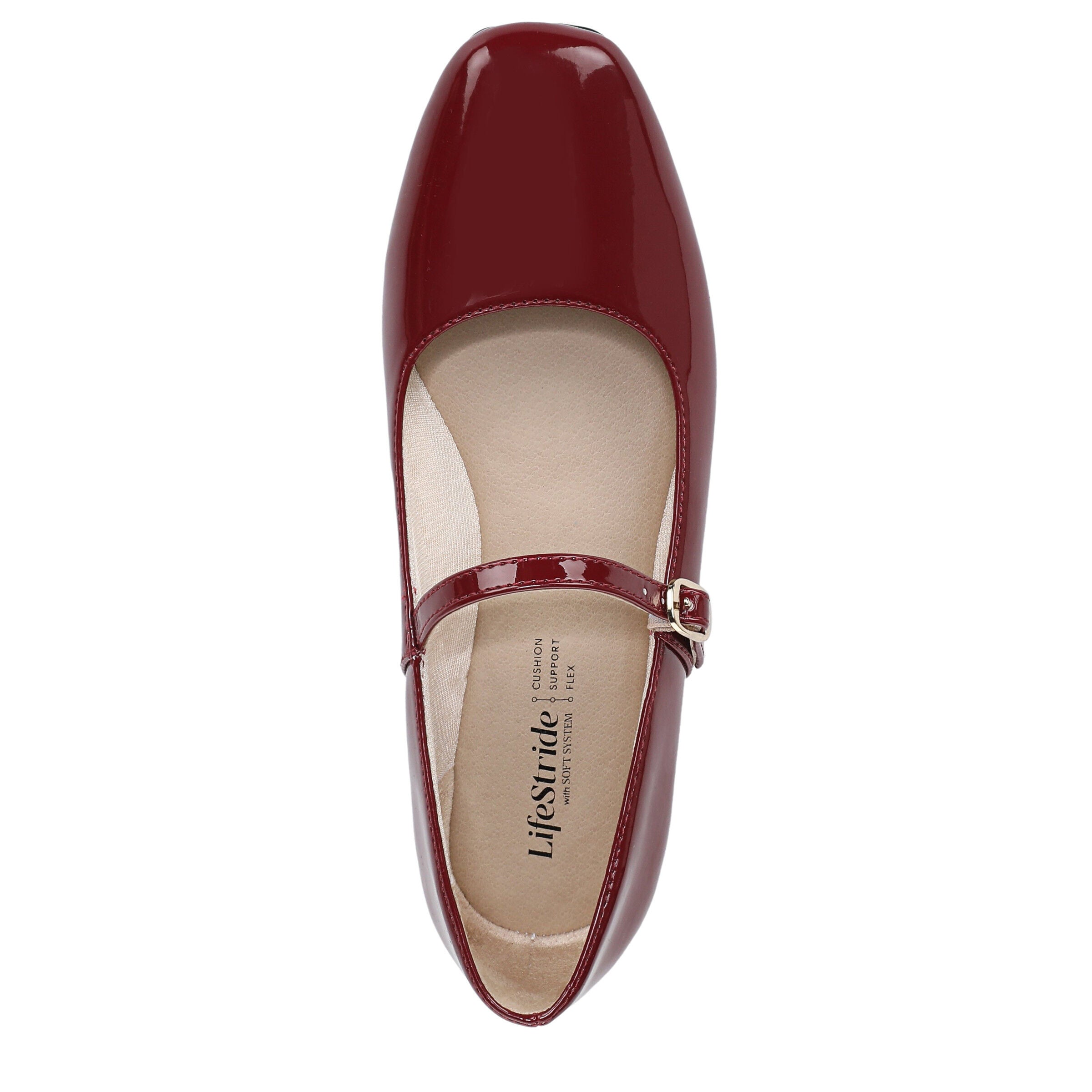 Beloved Mary Jane Flat, DARK CHERRY, alternate image number 6
