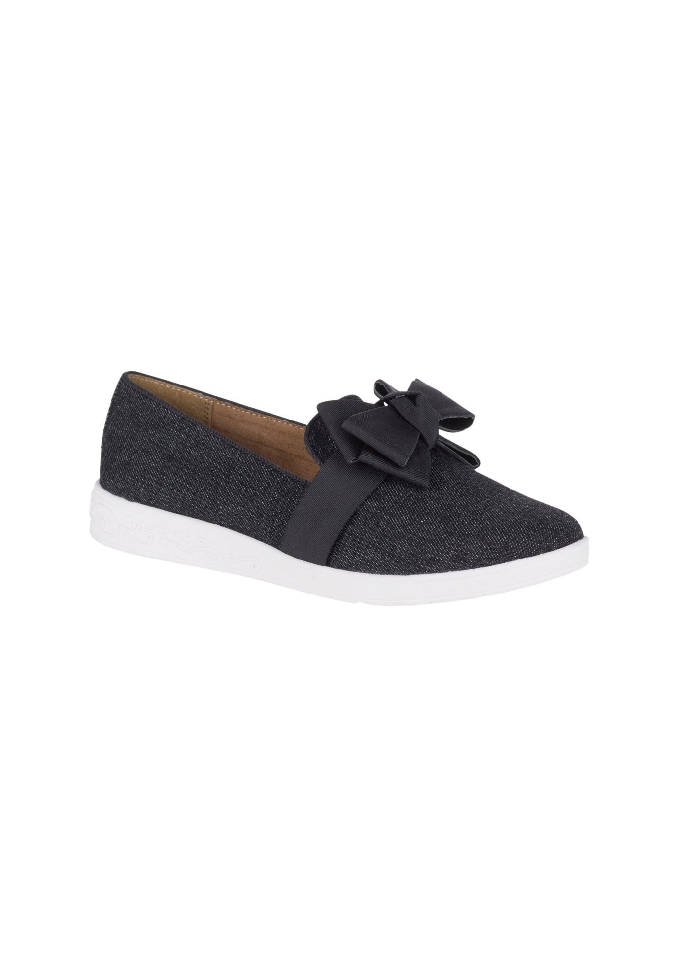 Padme Sneakers by Soft Style&reg;, BLACK DENIM, hi-res image number 0