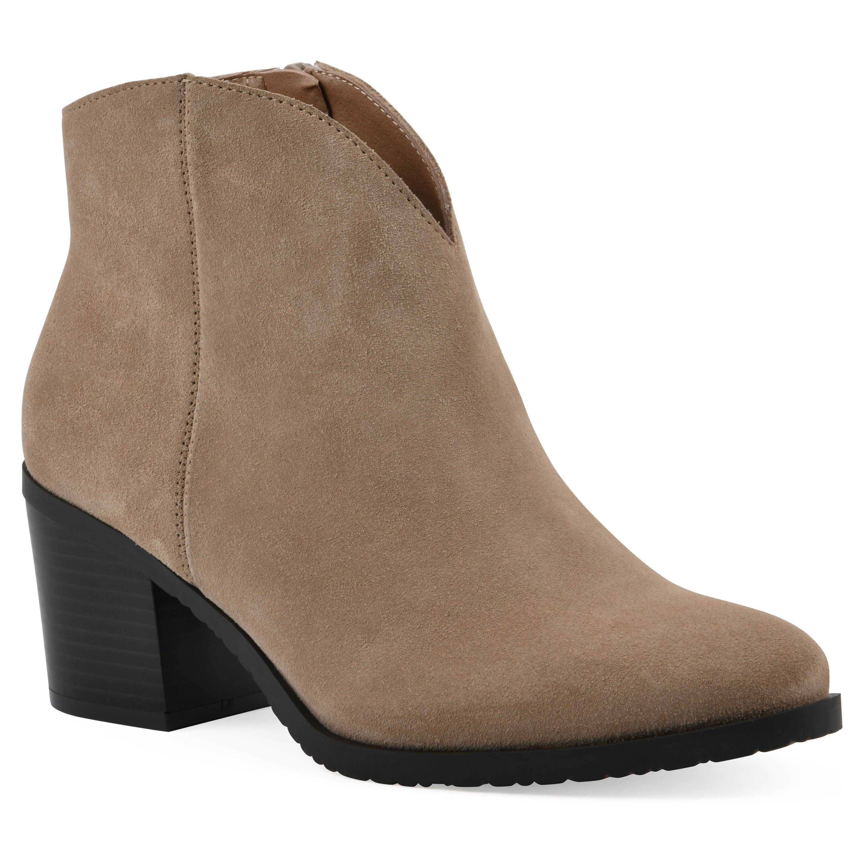 Tattle Heeled Bootie, BEACHWOOD SUEDE, hi-res image number 0