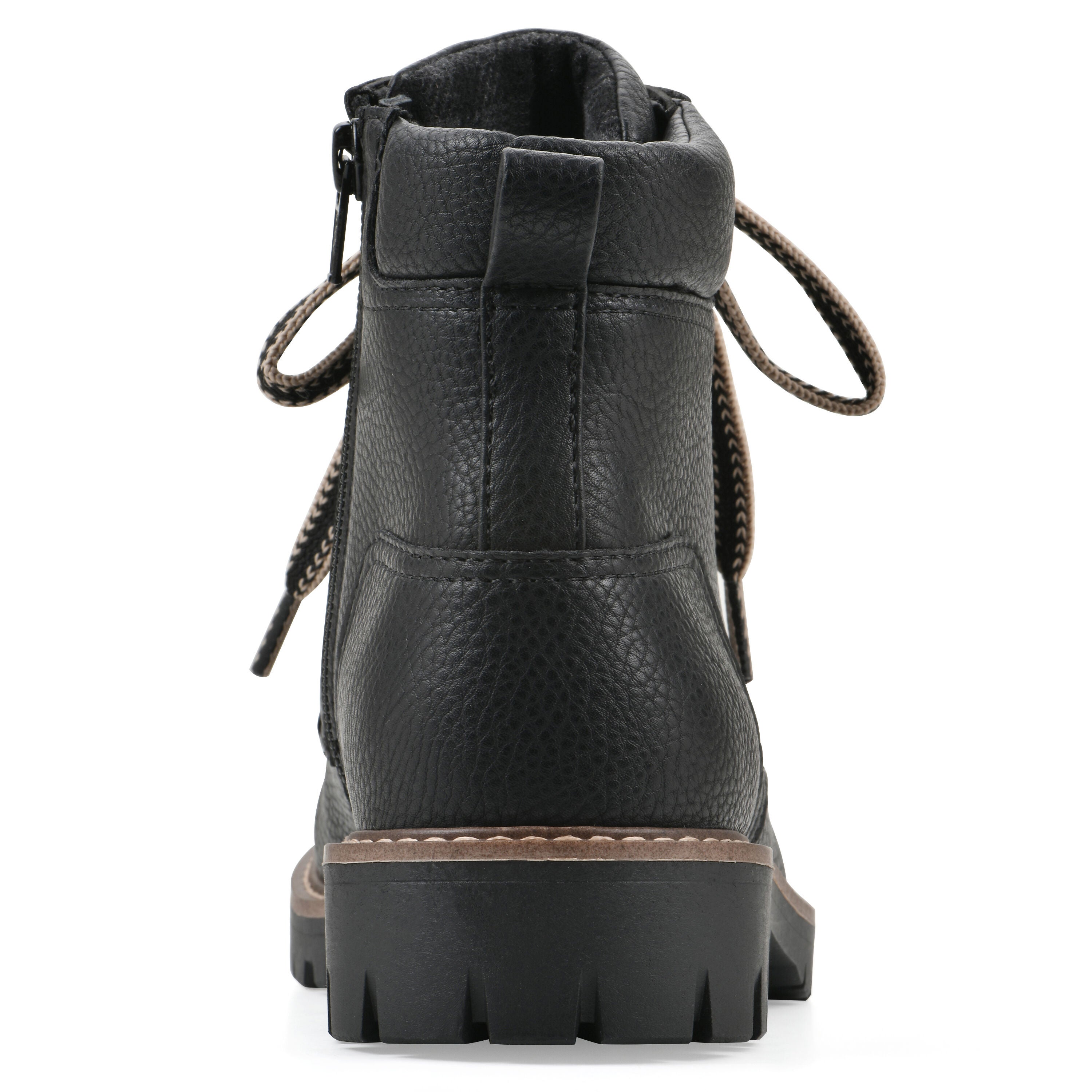 Parcels City Hiker Boot, BLACK PEBBLE SMOOTH, on-hover image number 1