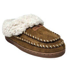 Double Moc Memory Foam Clog Slipper
