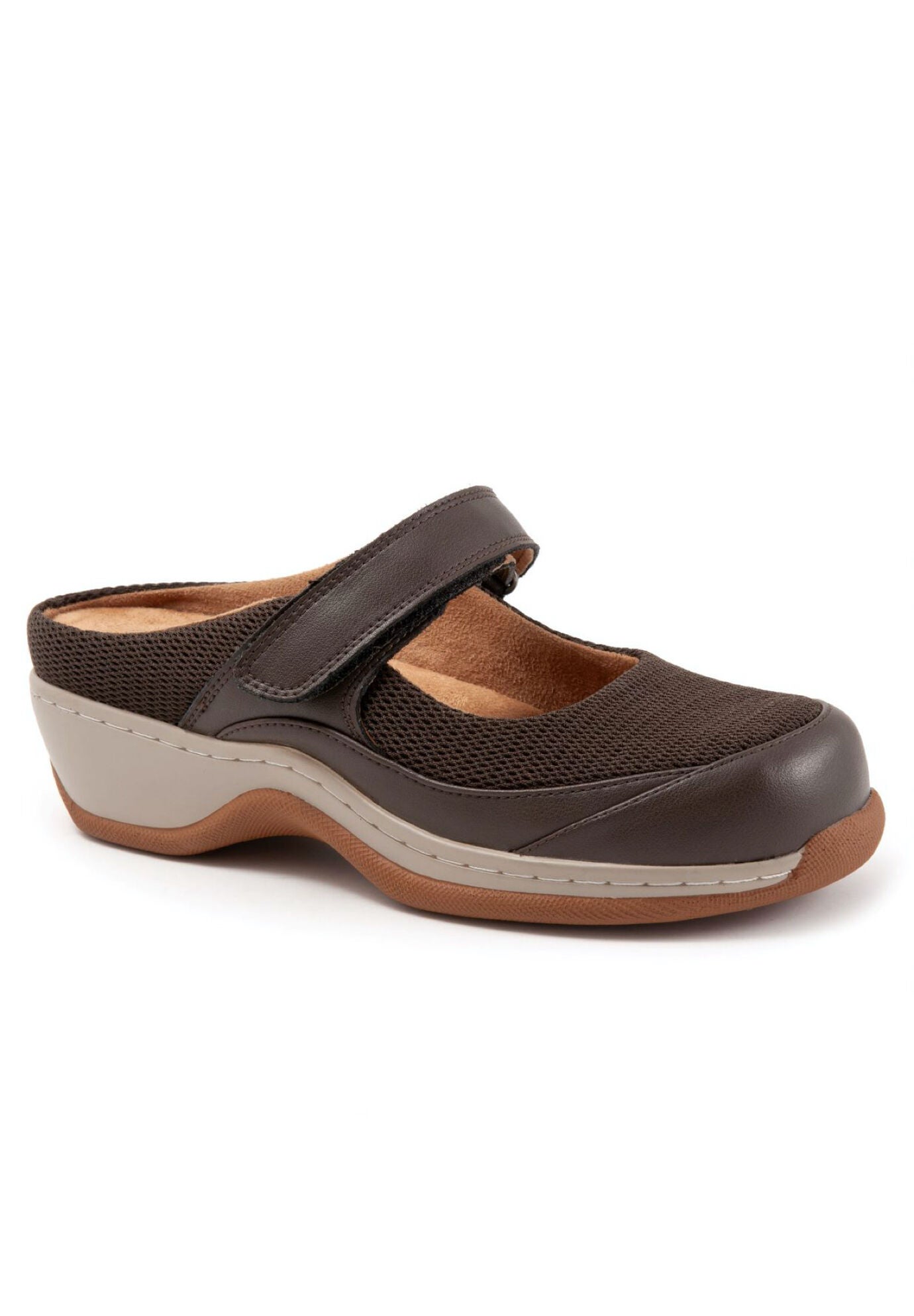 Arcadia Adjustable Clog, DARK BROWN, hi-res image number 0