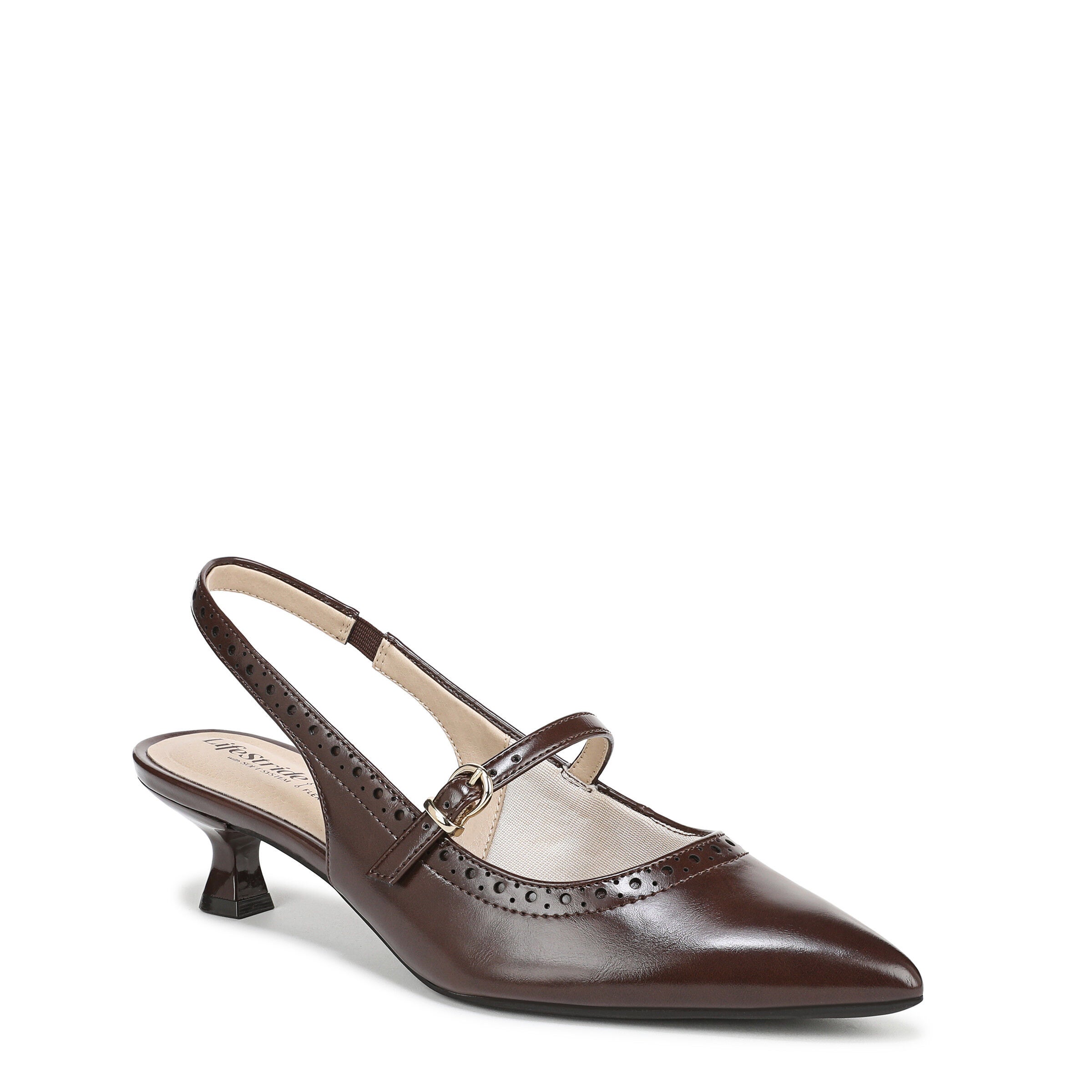 Marilyn Slingback Pump, COGNAC BROWN, hi-res image number 0