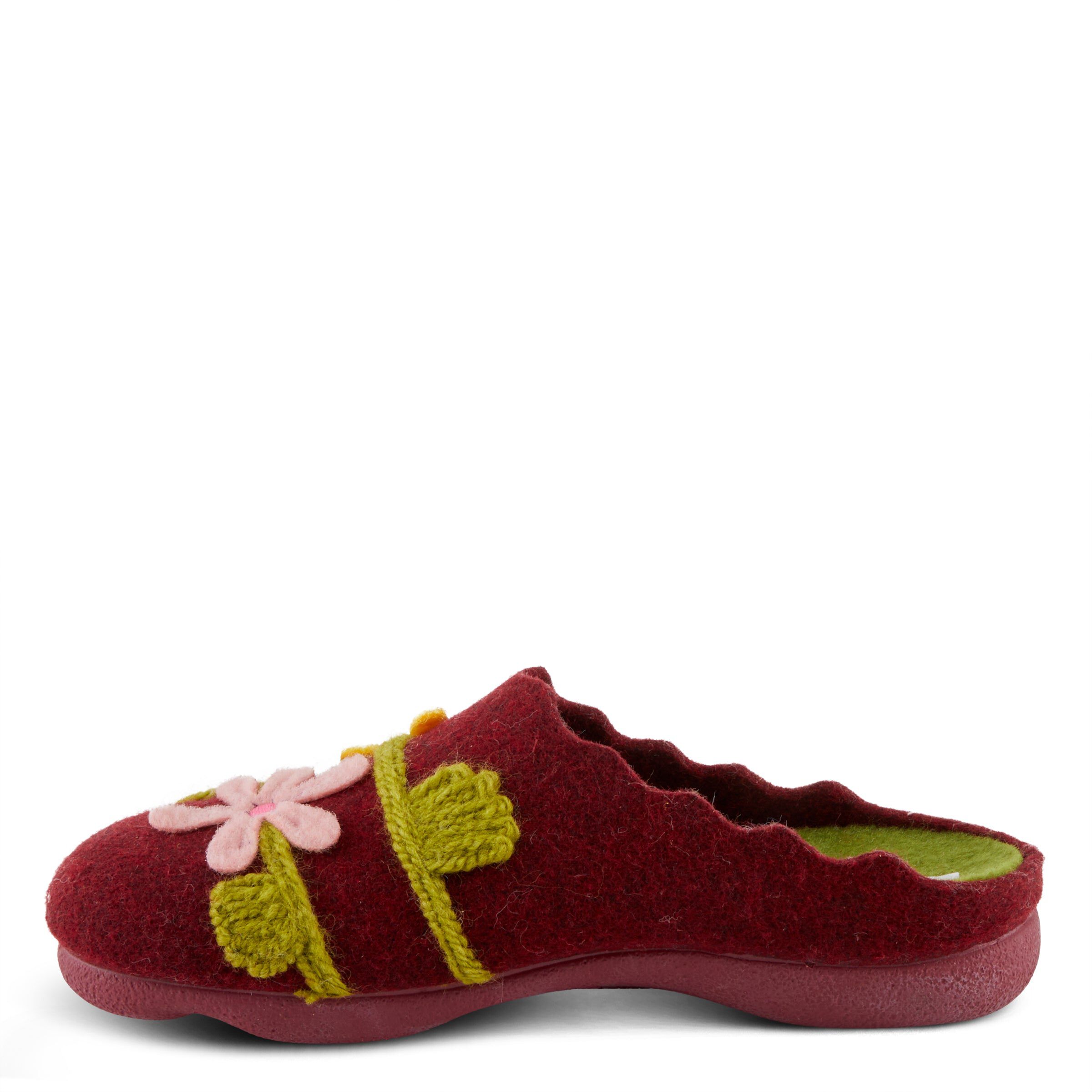 Roseburg Slippers, BORDEAUX, alternate image number 2