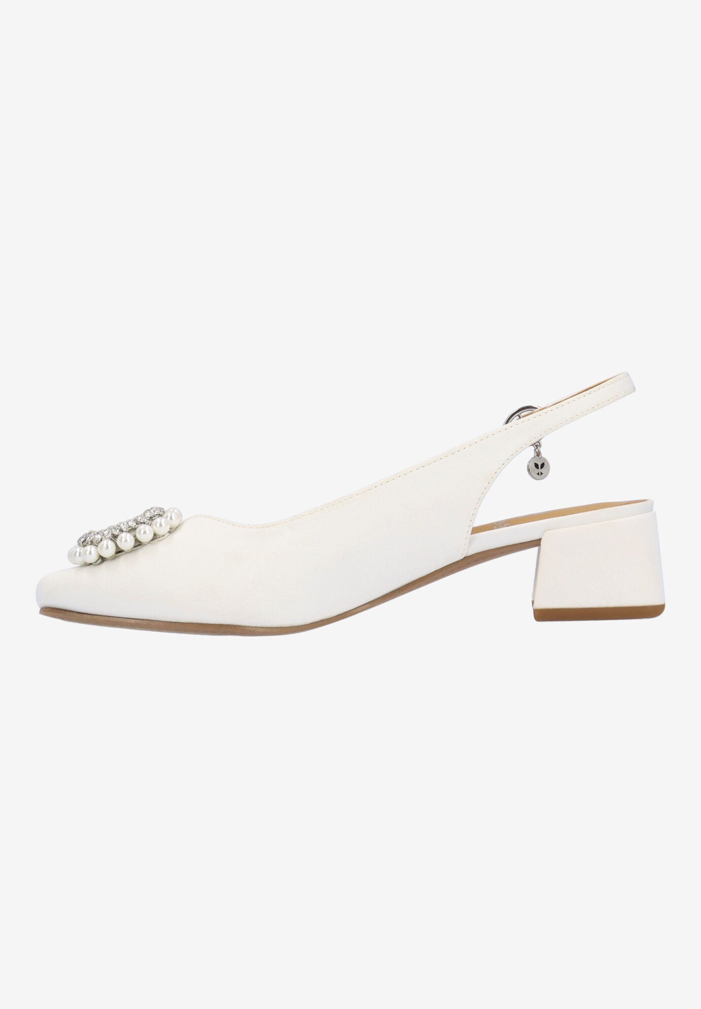 Eudora SlingbackPump, WHITE, alternate image number 4