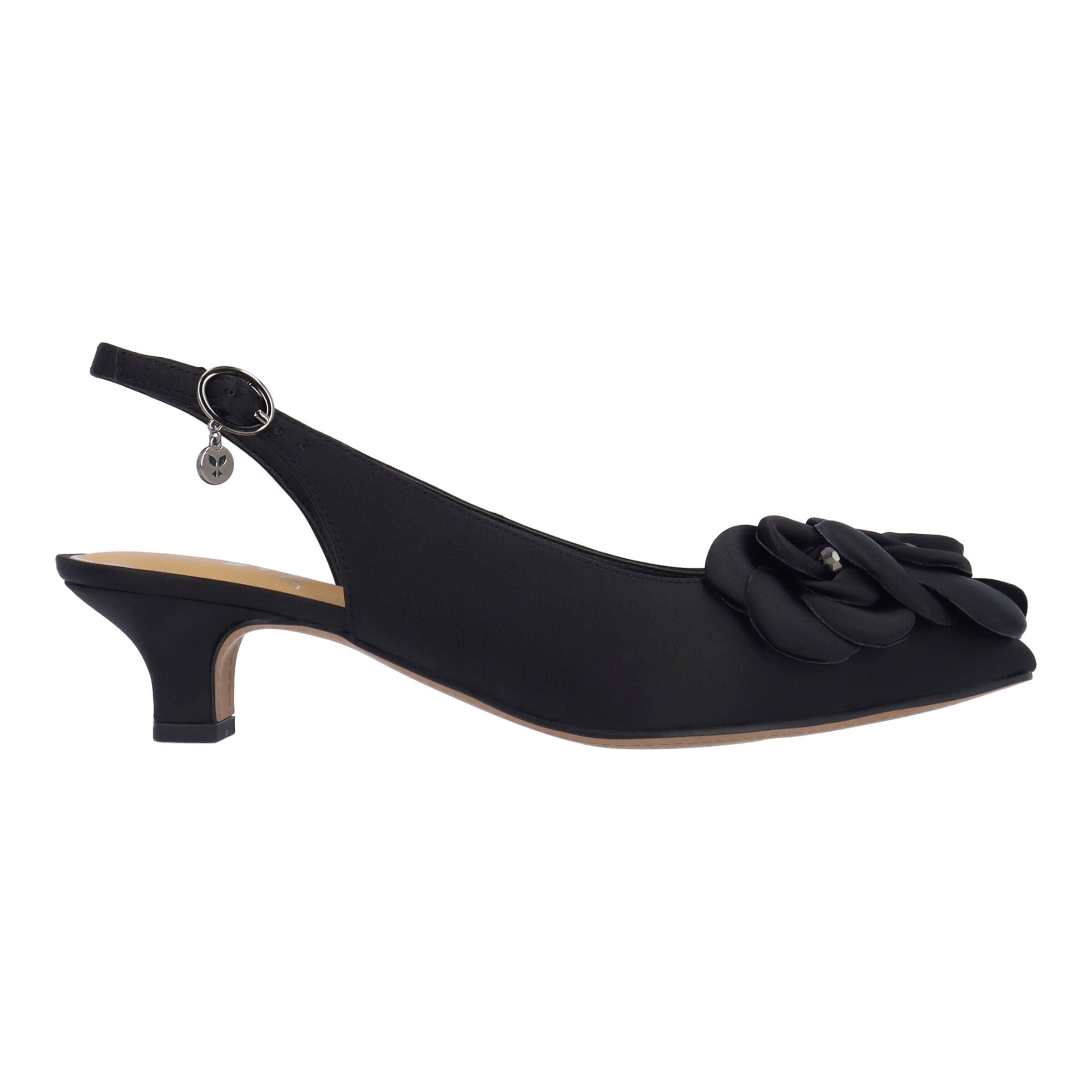 Jozey Slingback Pump, BLACK, alternate image number 3