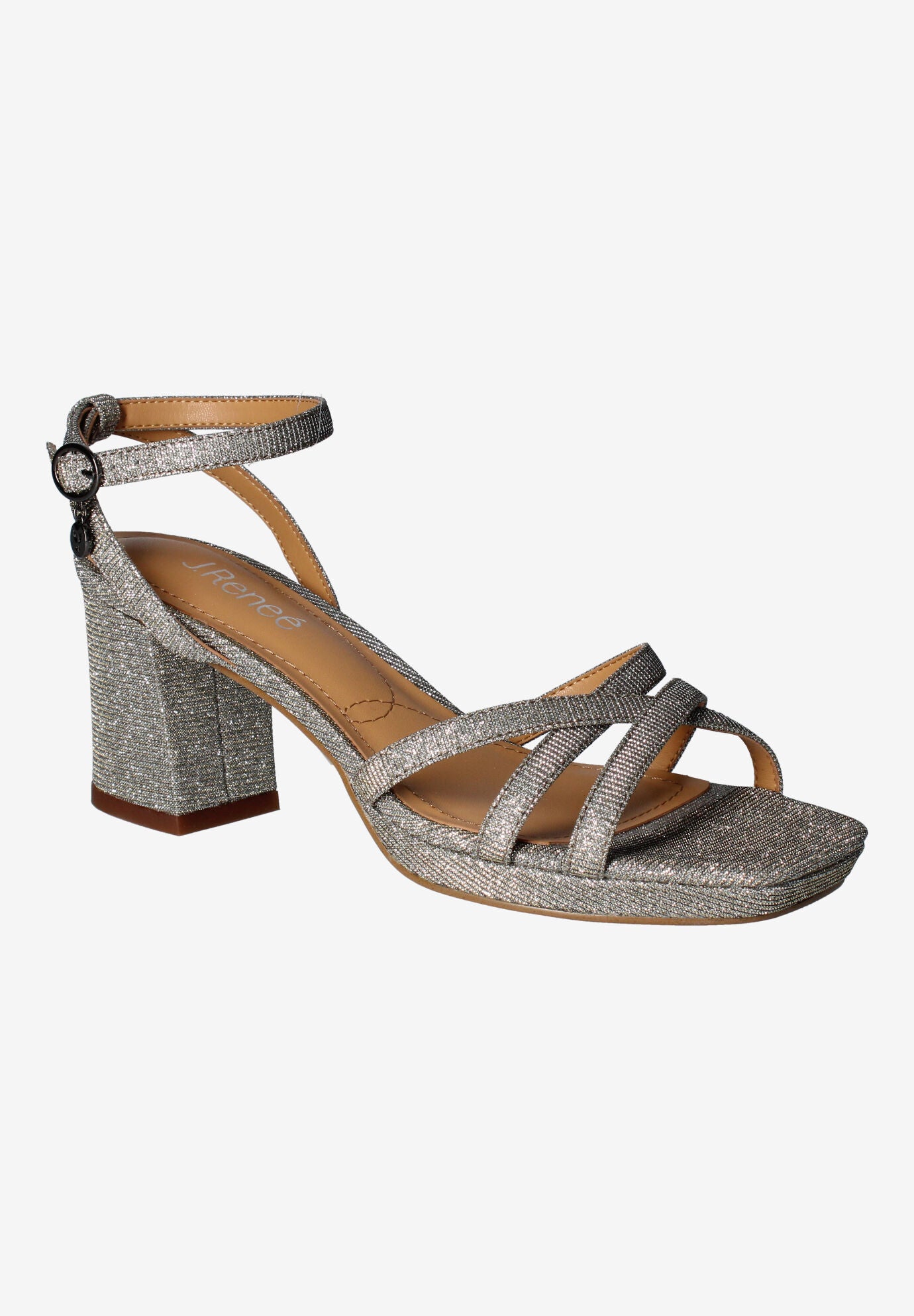Pewter strappy heels shop