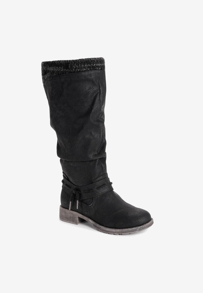 Bianca Briana Water Resistant Knee High Boot, BLACK, hi-res image number 0