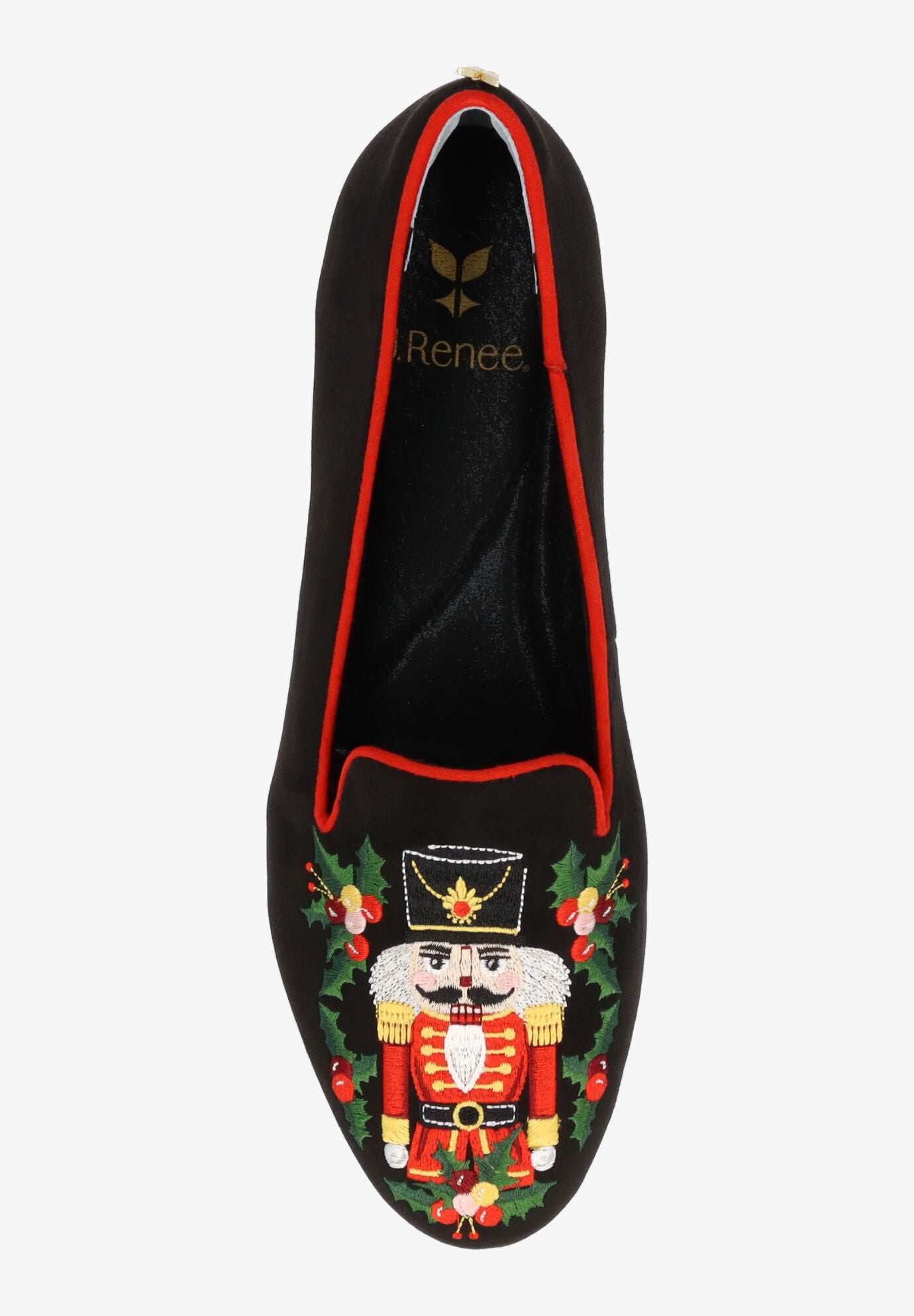 Nussknacker Slip On Flat, BLACK, alternate image number 1