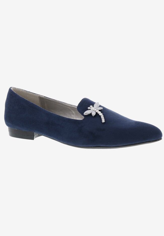 Dragonfly Loafer, NAVY MICRO SUEDE, hi-res image number 0