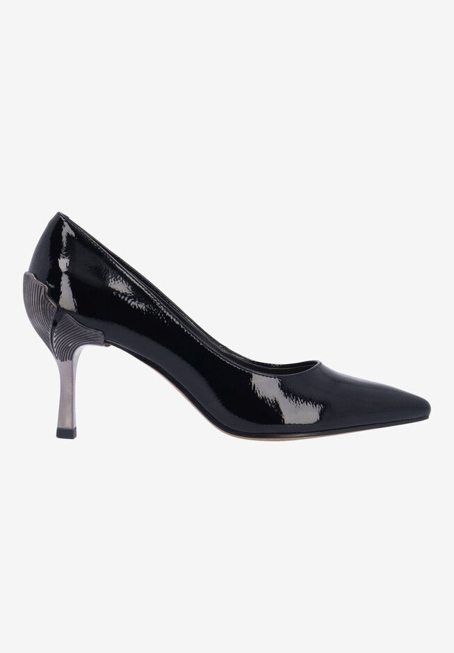 Tacy Slip On Pump, BLACK, alternate image number 4