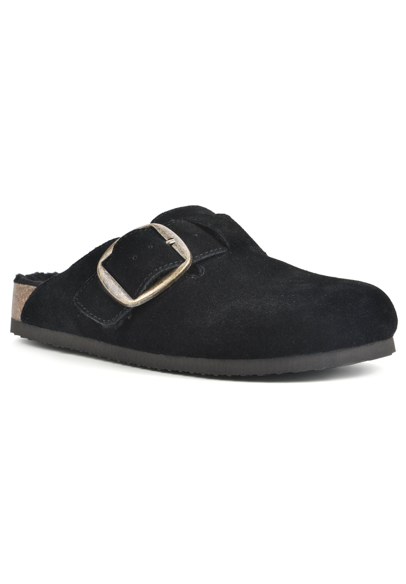 Big Sur Mule, BLACK SUEDE FUR, hi-res image number 0