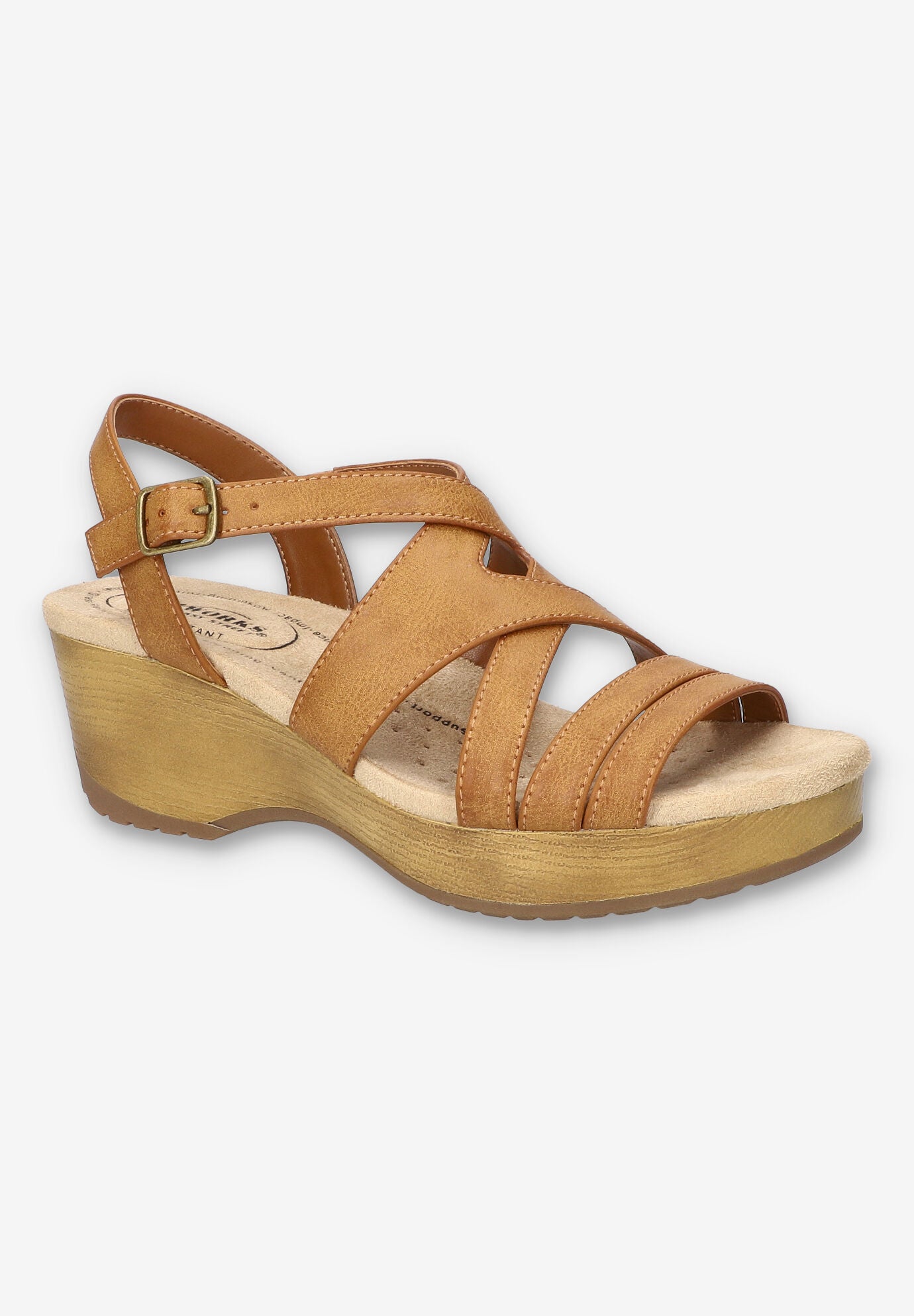Rosella Slip-Resistant Sandal, HONEY, hi-res image number 0