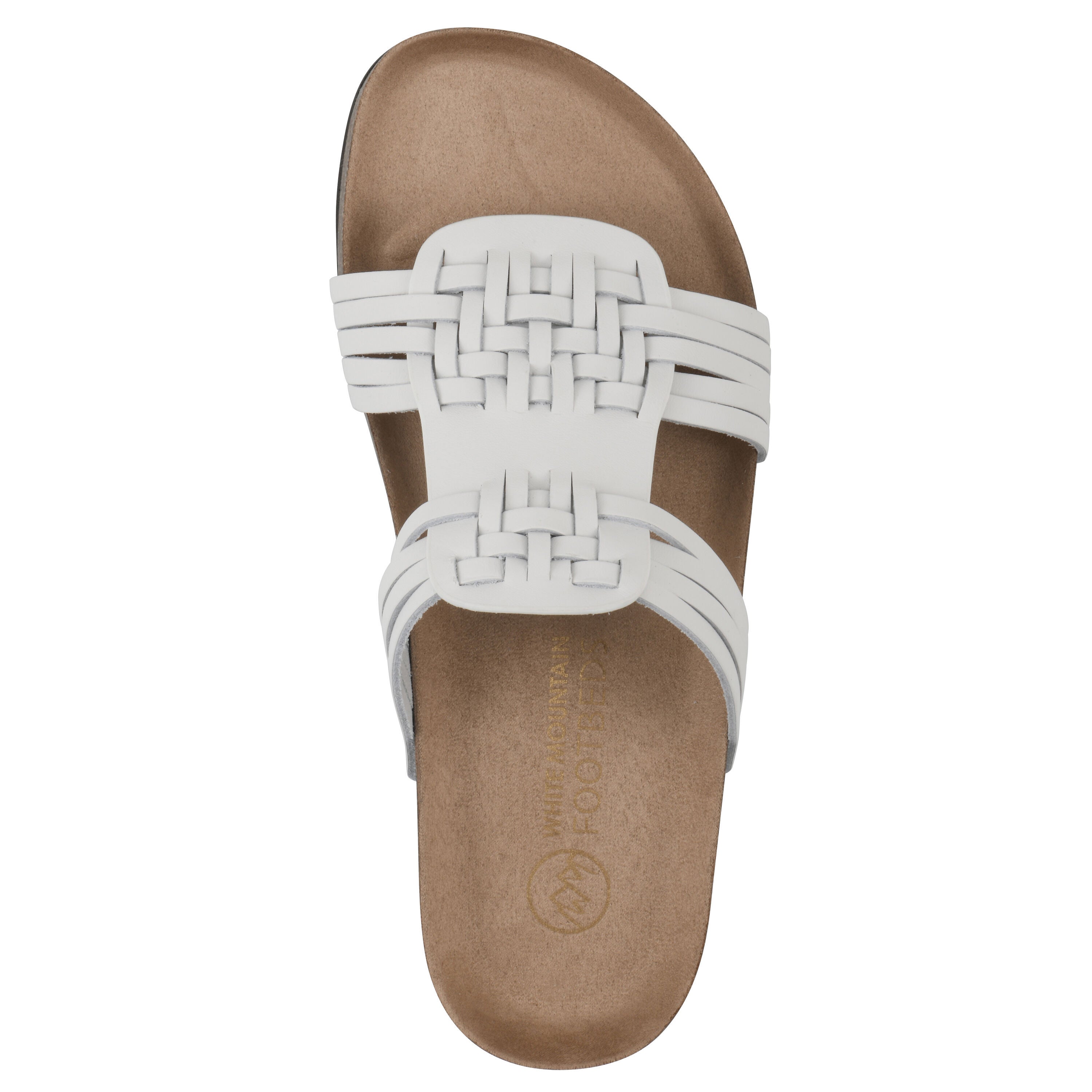 Halicore Footbeds Sandal, WHITE LEATHER, alternate image number 4
