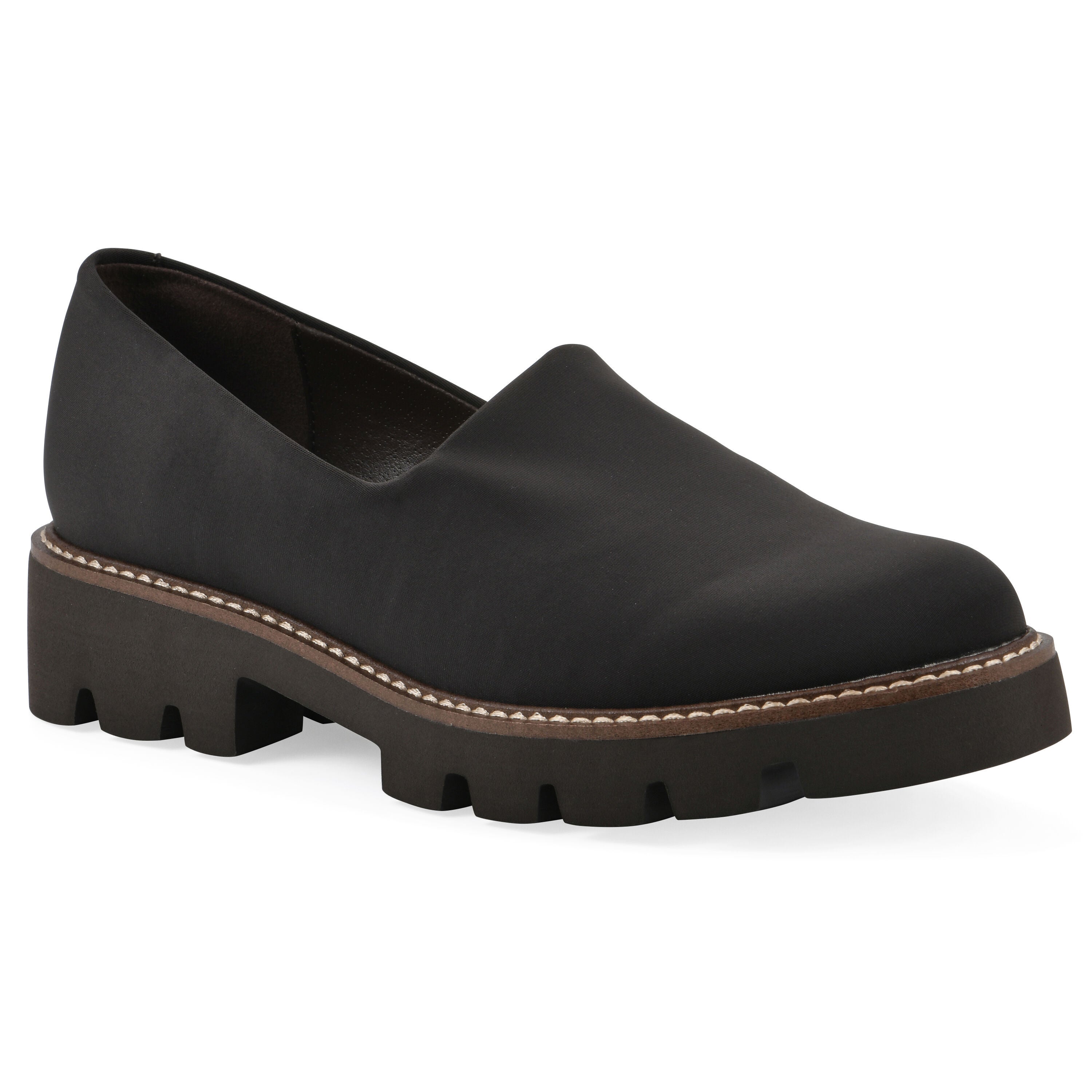 Gianni Lug Sole Flat, BROWN FABRIC, hi-res image number 0