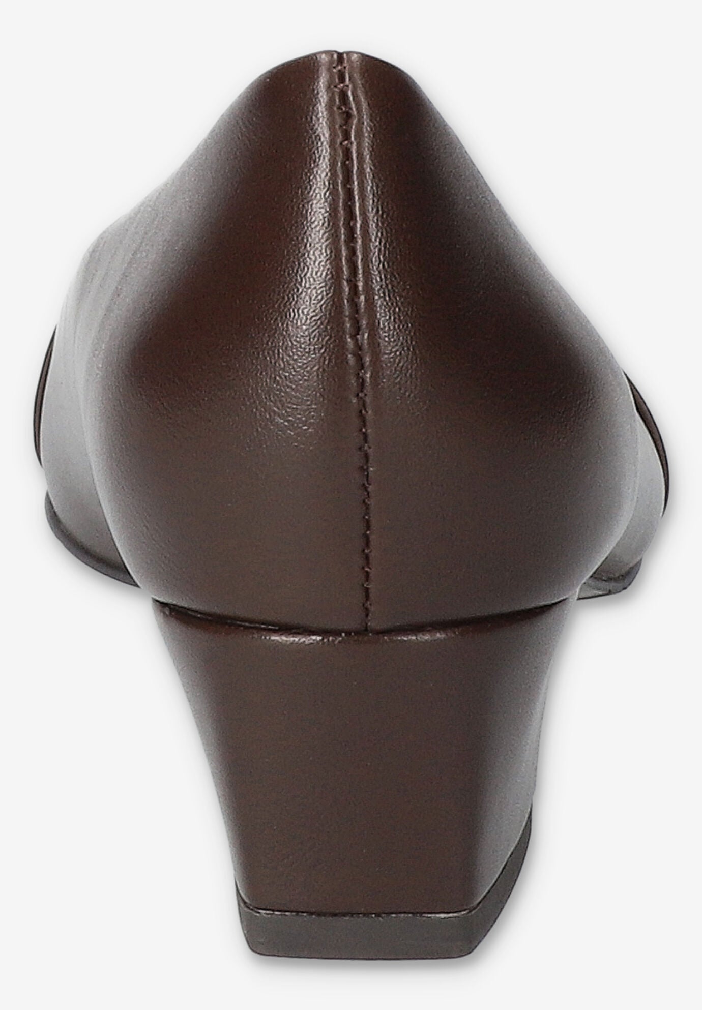 Lyanna Block Heel Pump, BROWN, on-hover image number 1