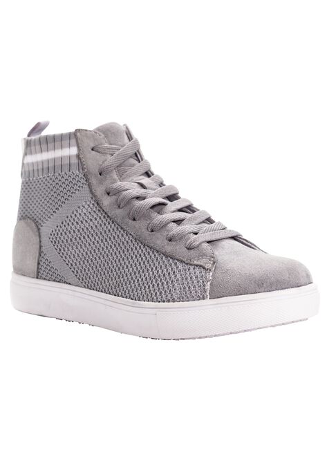 Nova Mid-Cut Slip Resistant Sneaker, LT GREY, hi-res image number null