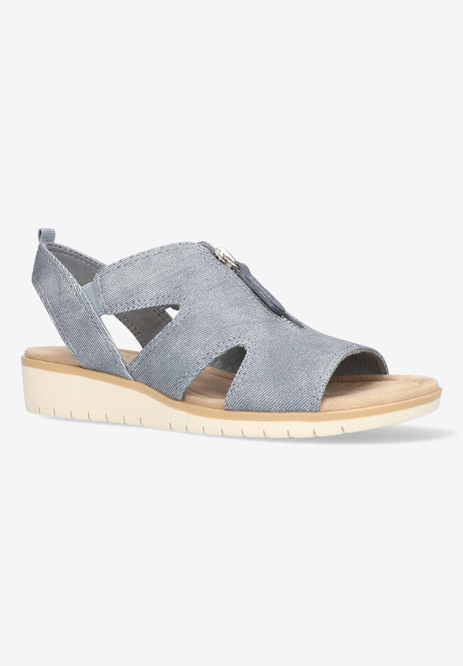 Narelle Sandals, DENIM LINEN, hi-res image number null