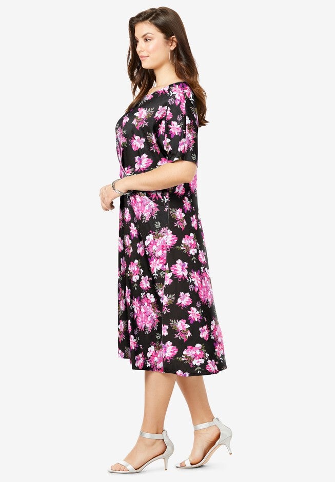 Ultrasmooth® Twist-Front Dress, , alternate image number null