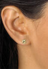 Yellow Gold Ion Plated Stainless & Goldtone Earring Set, , alternate image number null